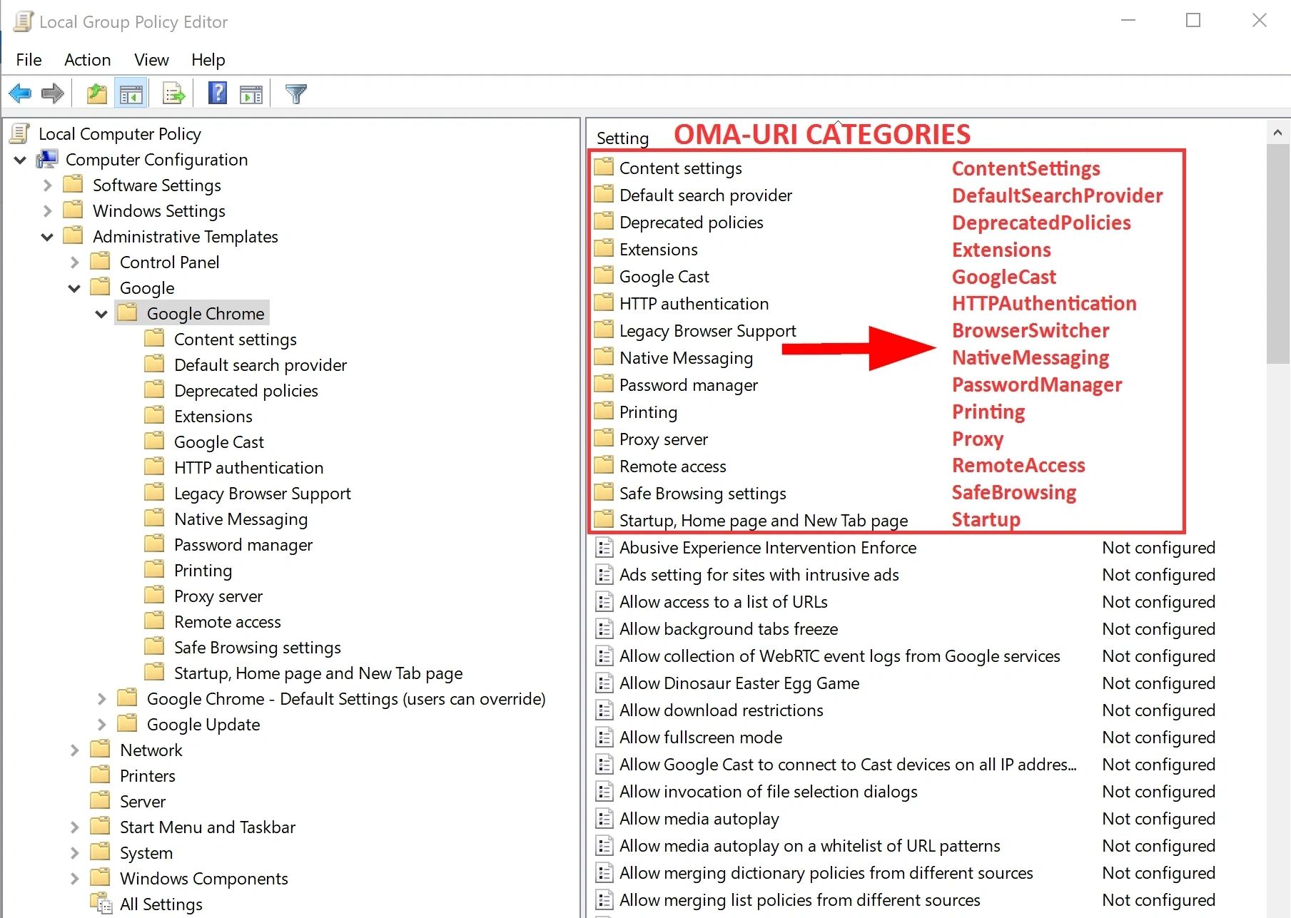 Manage Google Chrome Browser with Microsoft Intune - screenshot 5