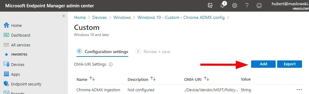 Manage Google Chrome Browser with Microsoft Intune - screenshot 2