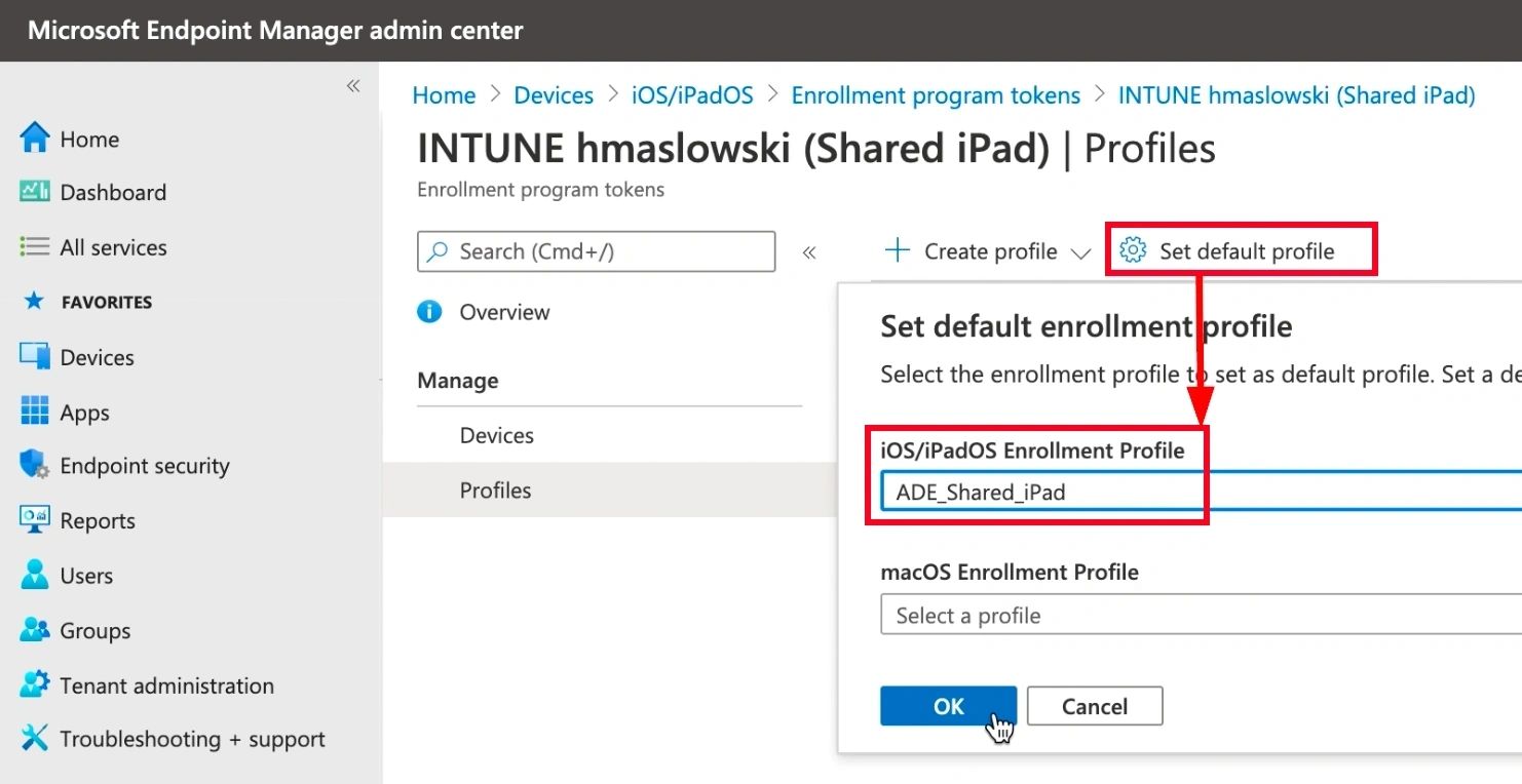 Shared iPad for Business in Microsoft Intune - screenshot 5