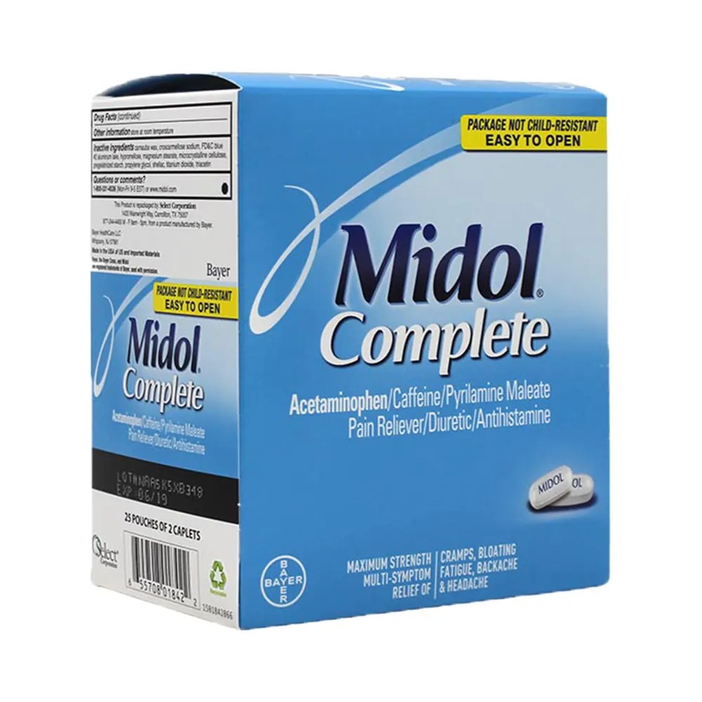 MIDOL CAPLET DISPENSER