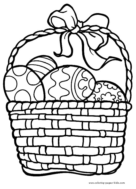 Show your kids a fun way to learn the abcs with alphabet printables they can color. Easter Basket Coloring Pages Part 4