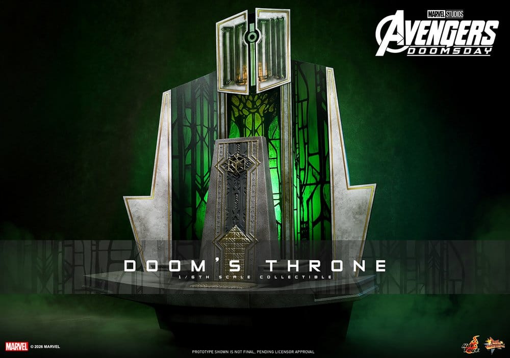 Avengers: Doomsday Movie Masterpiece accessoire pour figurines 1/6 Doom’s Throne – HOT TOYS