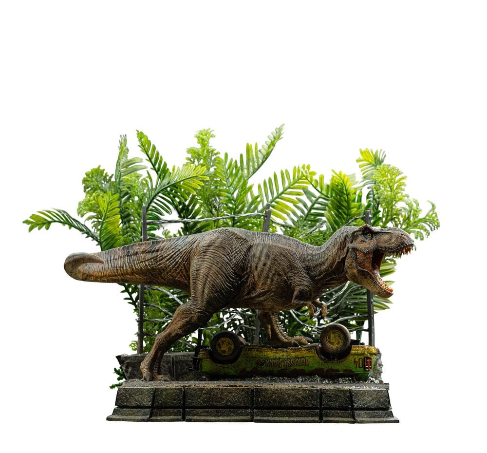 Jurassic Park statuette Icons T-Rex Breakout Set A 17 cm – IRON STUDIOS