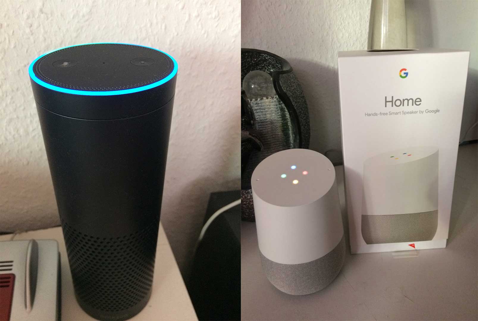 Alexa gegen google home
