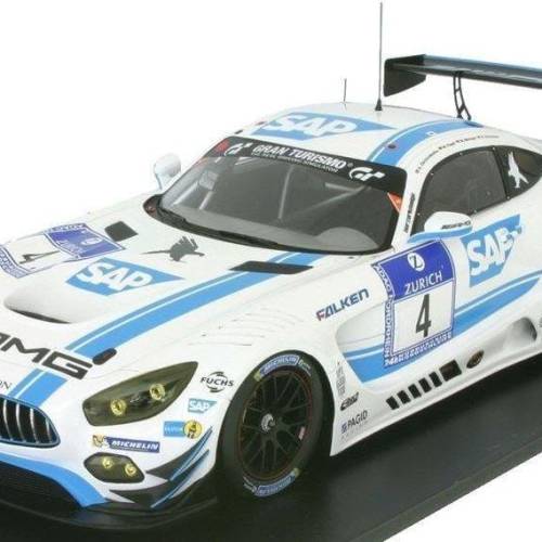 Mercedes AMG GT3 n.4 Winner 24H Nurburgring 2016 AMG-Team Black by Spark 18SG011