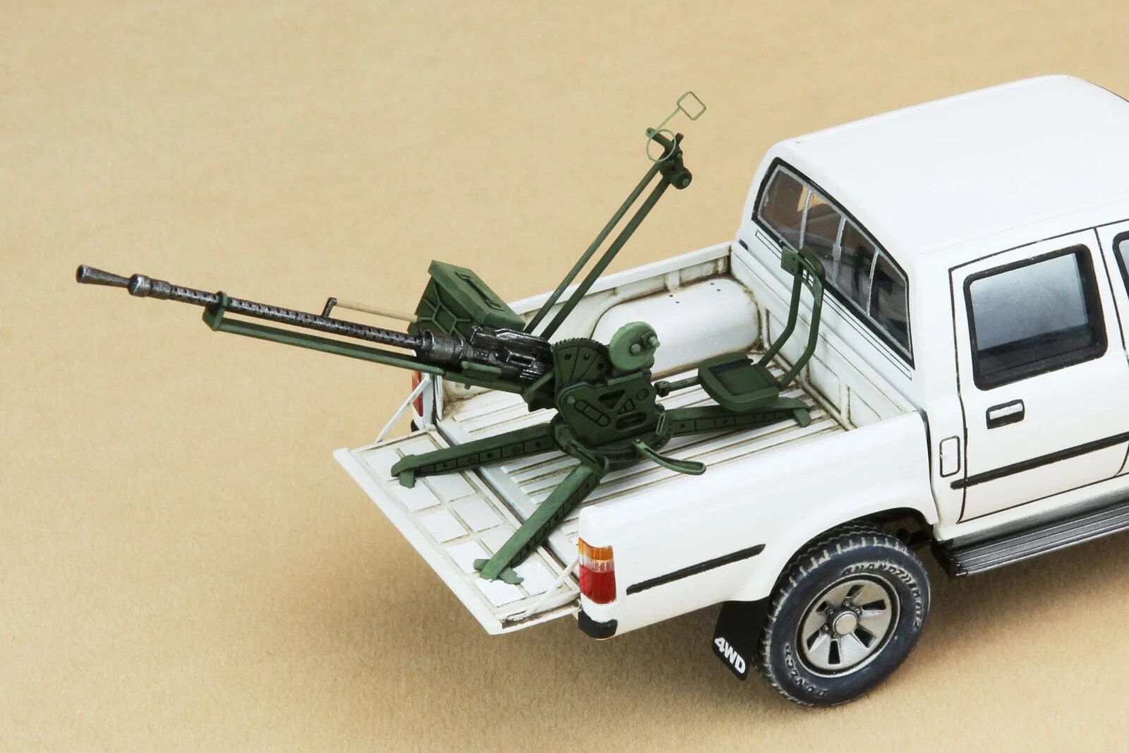 Meng 1/35 Pickup w/ZPU-1 Plastic Model Kit - Image 2