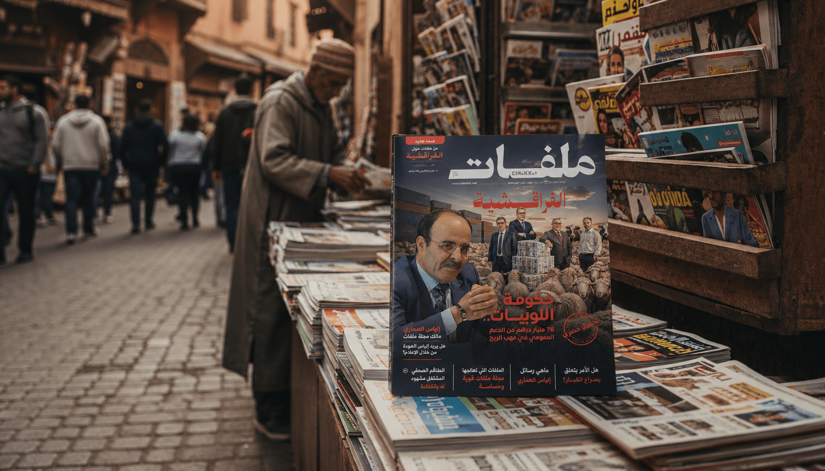 “ملفات” تنبش في مربع “المال والسلطة”: هل يمهد الإعلام طريق العودة لإلياس العماري؟