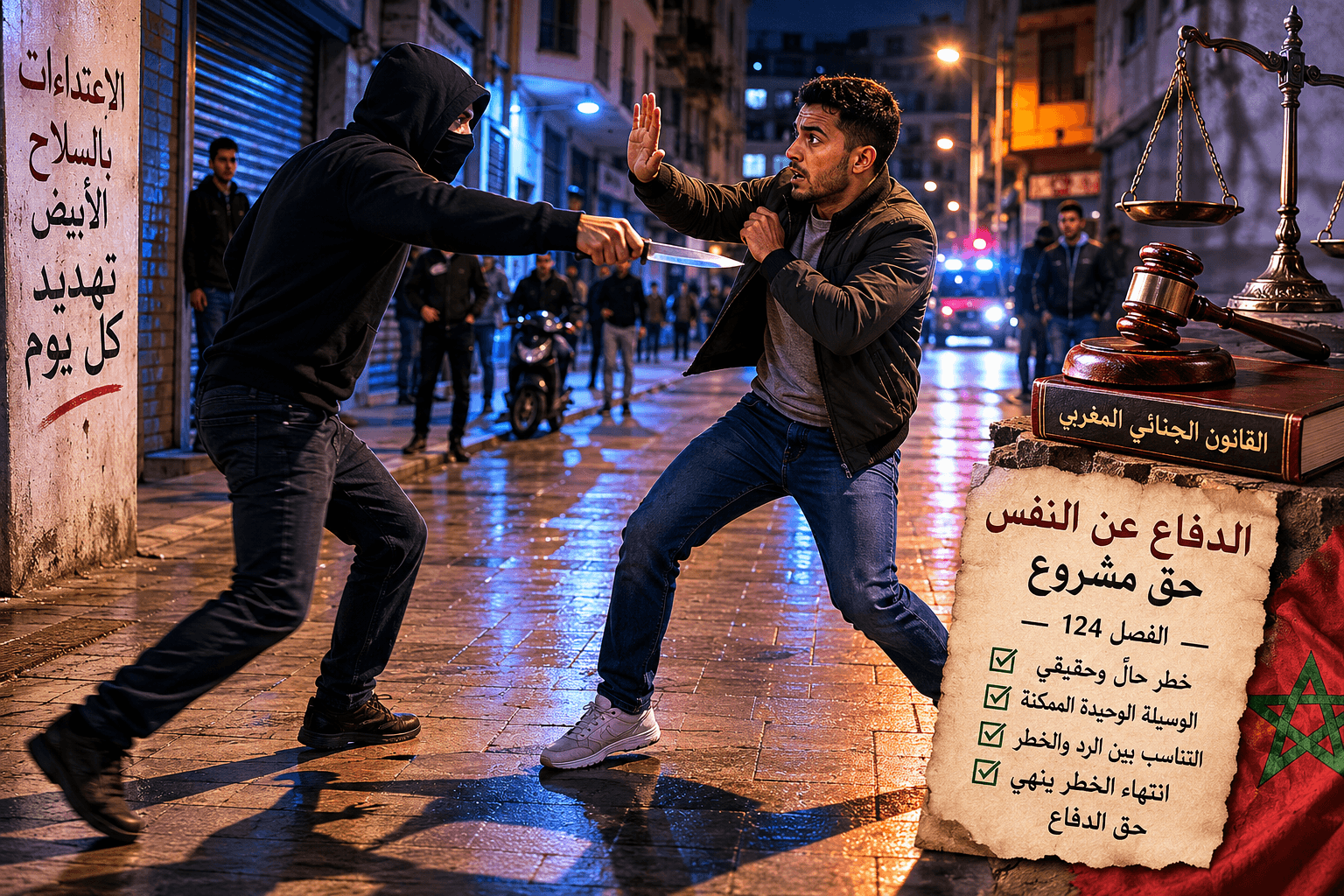 “إذا دافعت عن نفسك قد تُسجن… وإذا صمتّ قد تُقتل”