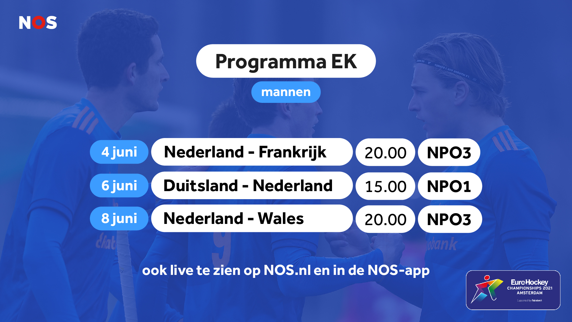 Ook voor de halve finale en finale in londen zijn per wedstrijd 13,000 'fans first' tickets te koop die met respectievelijk eur 85 en eur 95 . Nos Pakt Uit Met Ek Alle Oranje Wedstrijden Live Uitgezonden