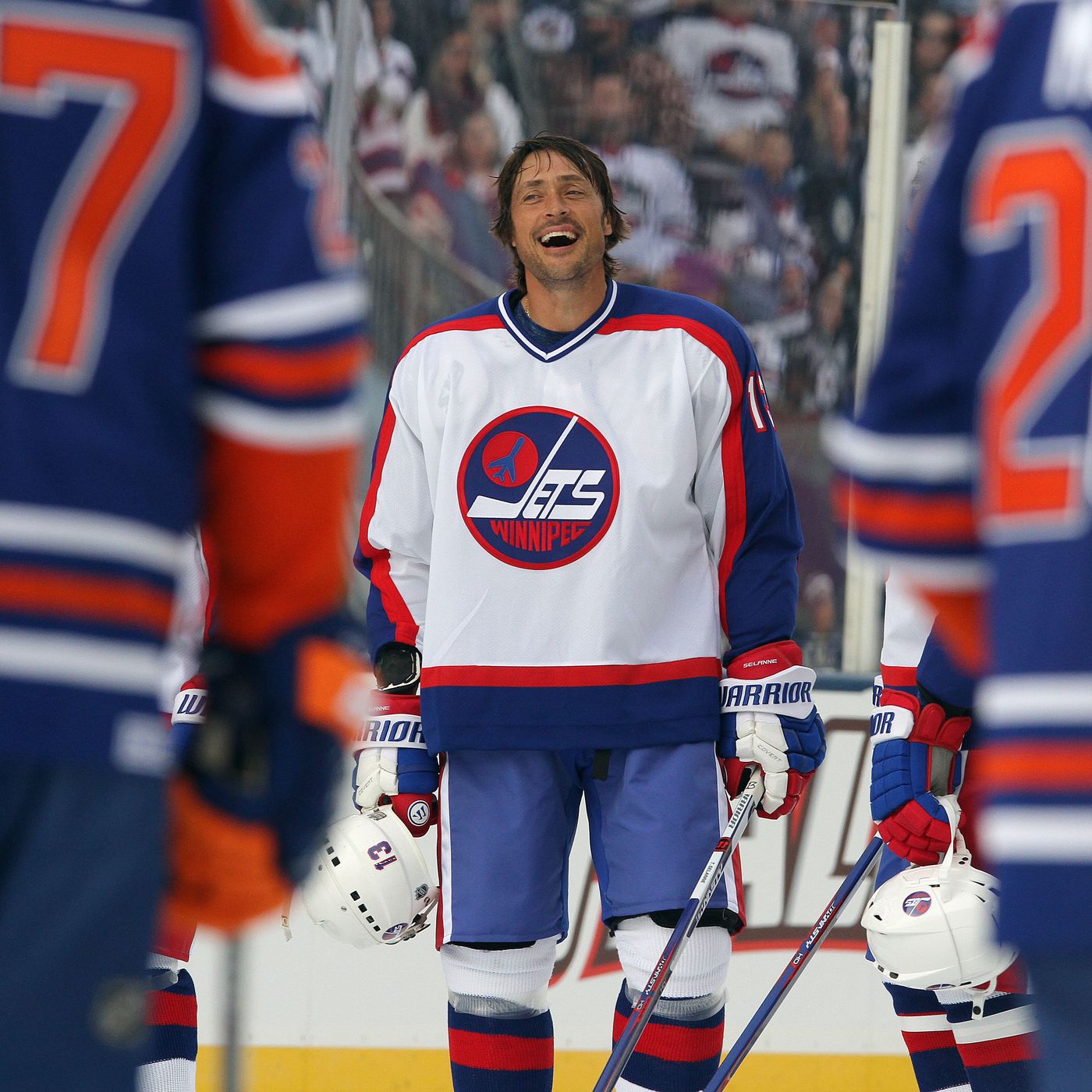 Selanne-Jets Teemu Selanne Anaheim Ducks Colorado Avalanche San Jose Sharks Teemu Selanne Winnipeg Jets 