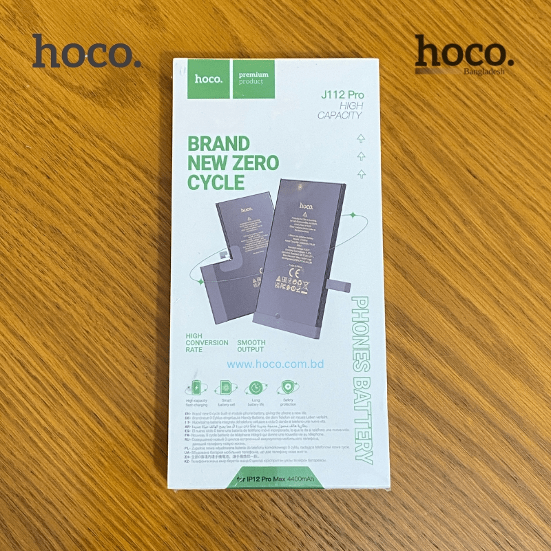 Hoco J112 Pro IPhone 12 Pro Max Battery 4400mAh High Capacity