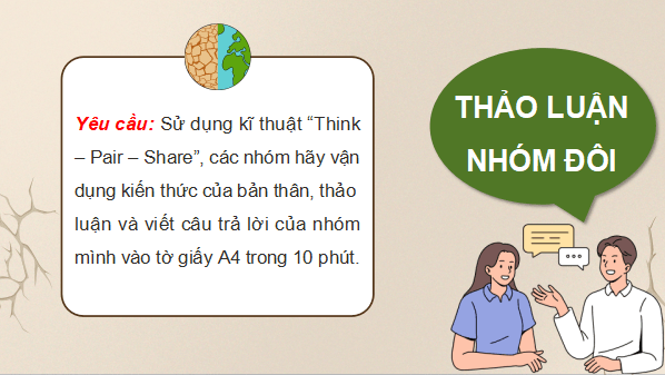 Giáo án điện tử Địa Lí 9 Chân trời sáng tạo Bài 16: Thực hành: Phân tích ảnh hưởng của hạn hán và sa mạc hoá đối với phát triển kinh tế - xã hội ở vùng khô hạn Ninh Thuận - Bình Thuận | PPT Địa 9