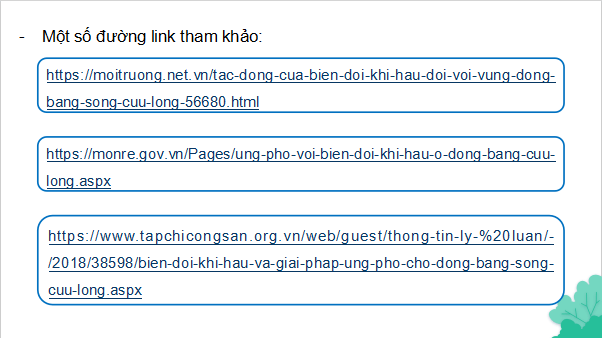 Giáo án điện tử Địa Lí 9 Cánh diều Bài 19: Thực hành: Phân tích tác động của biến đổi khí hậu ở Đồng bằng sông Cửu Long | PPT Địa 9
