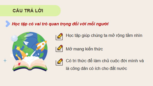 Giáo án điện tử KTPL 12 Chân trời sáng tạo Bài 11: Quyền và nghĩa vụ của công dân trong học tập | PPT Kinh tế Pháp luật 12
