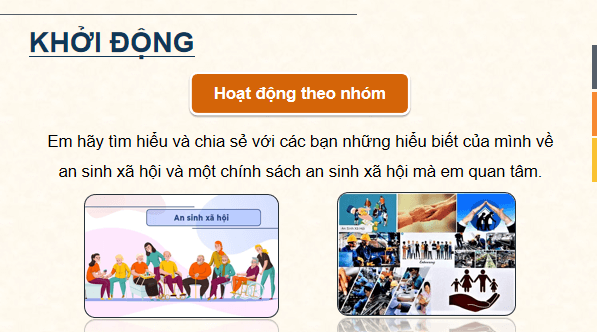 Giáo án điện tử KTPL 12 Cánh diều Bài 4: An sinh xã hội | PPT Kinh tế Pháp luật 12