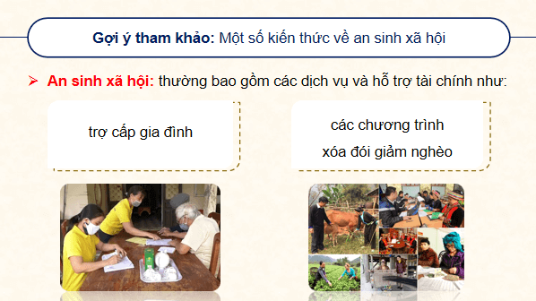 Giáo án điện tử KTPL 12 Cánh diều Bài 4: An sinh xã hội | PPT Kinh tế Pháp luật 12