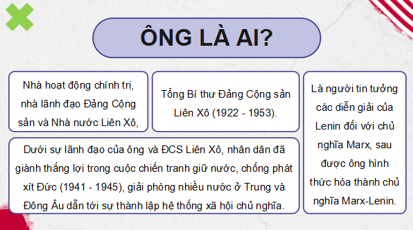 Giáo án điện tử Lịch Sử 12 Kết nối Bài 2: Trật tự thế giới trong Chiến tranh lạnh | PPT Sử 12 Kết nối tri thức