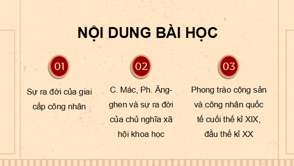 Giáo án điện tử Lịch Sử 8 Chân trời sáng tạo Bài 11: Phong trào công nhân và sự ra đời của chủ nghĩa Mác | PPT Sử 8