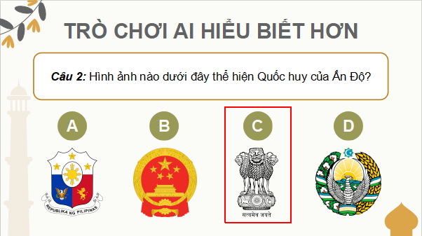 Giáo án điện tử Lịch Sử 8 Chân trời sáng tạo Bài 17: Ấn độ | PPT Sử 8