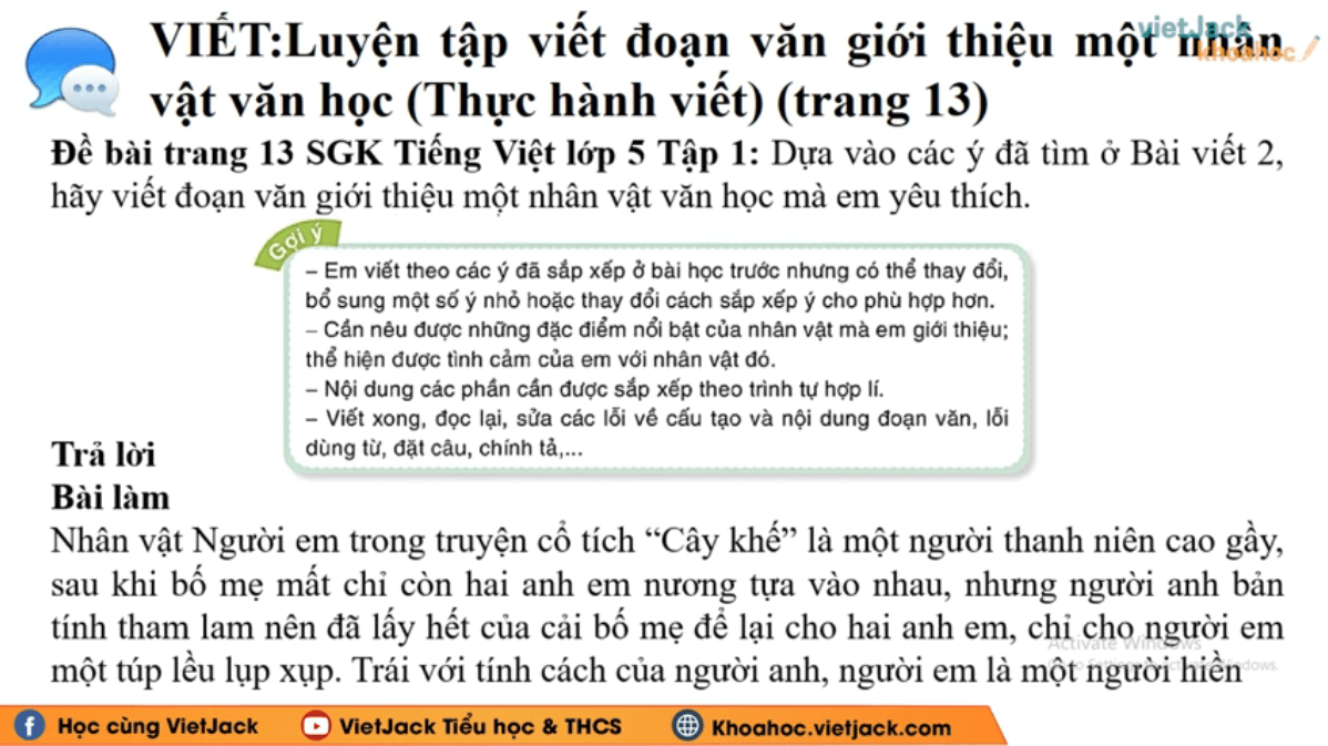 Học online Tiếng Việt lớp 5 Cánh diều (hiệu quả nhất)