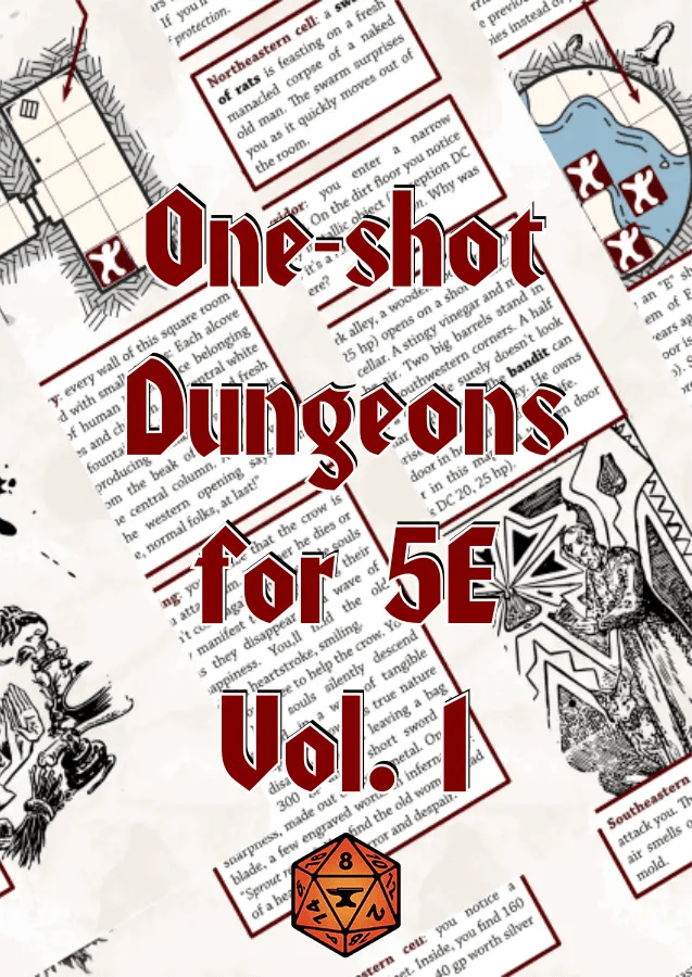 One-shot Dungeons for 5E - Vol. 1