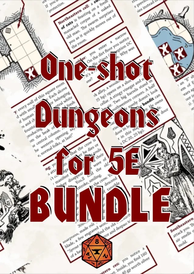 One-shot Dungeons for 5E Bundle