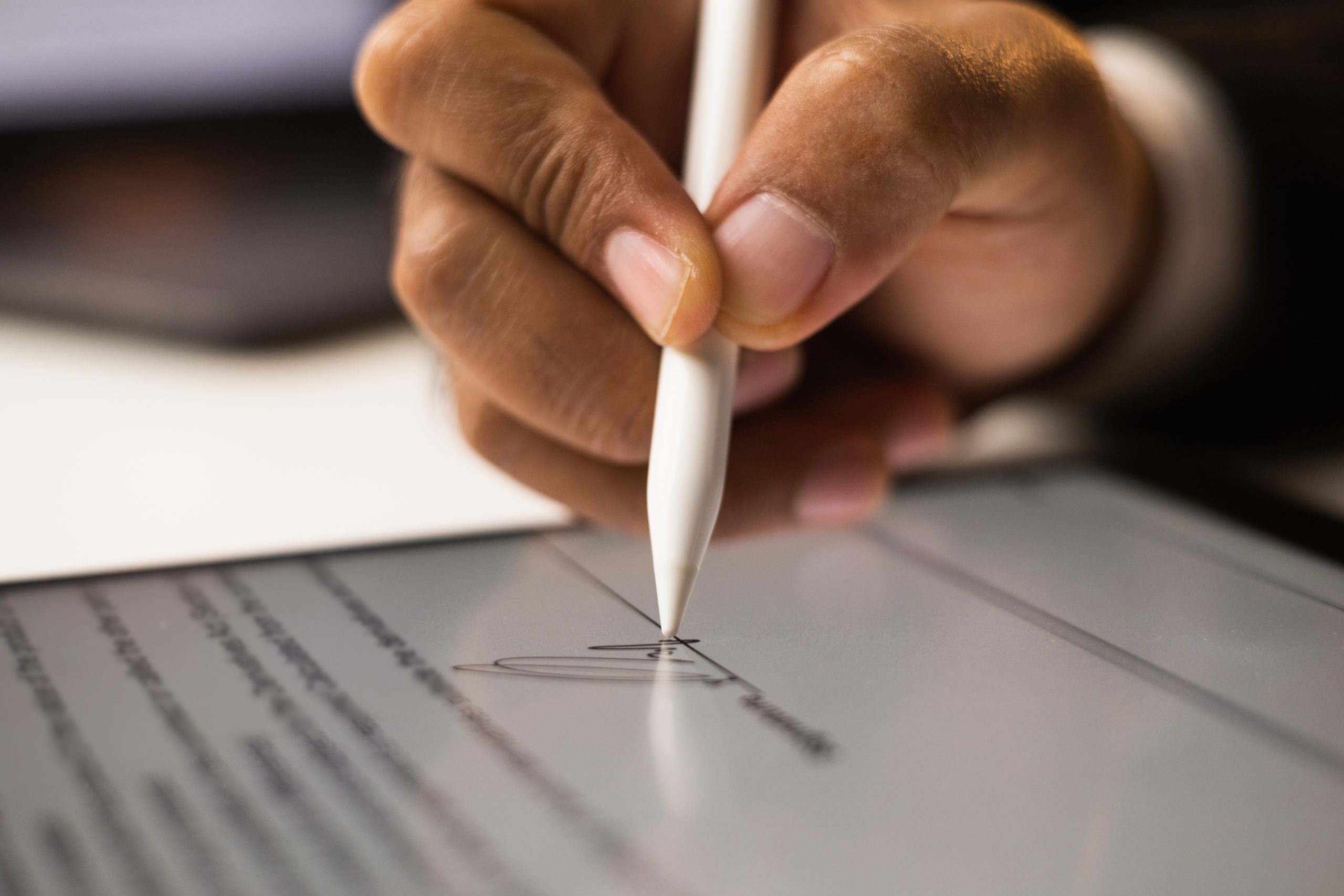Signing a waiver of liability