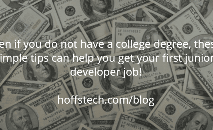 How To Get Your First Junior Developer Job