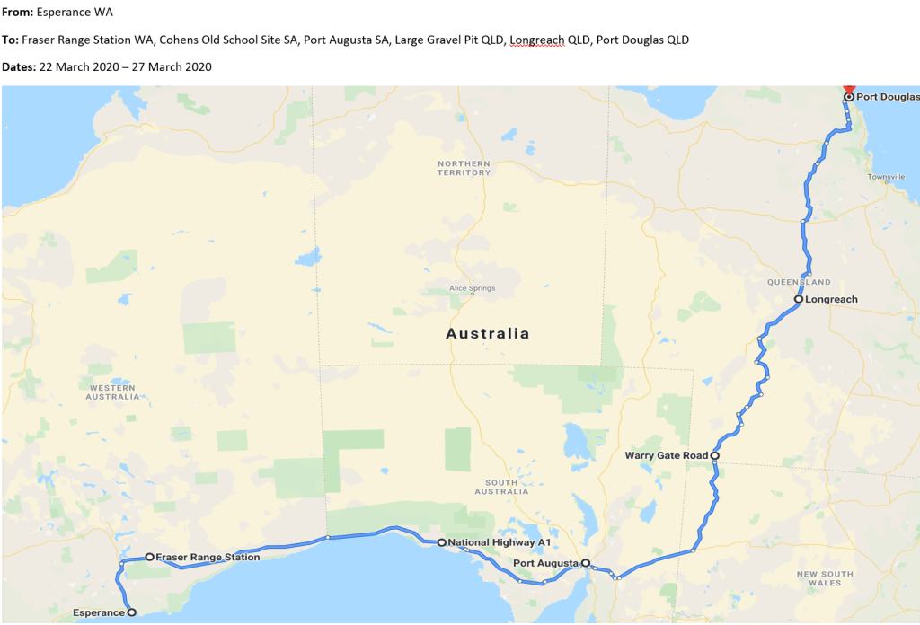 Free camping sa map