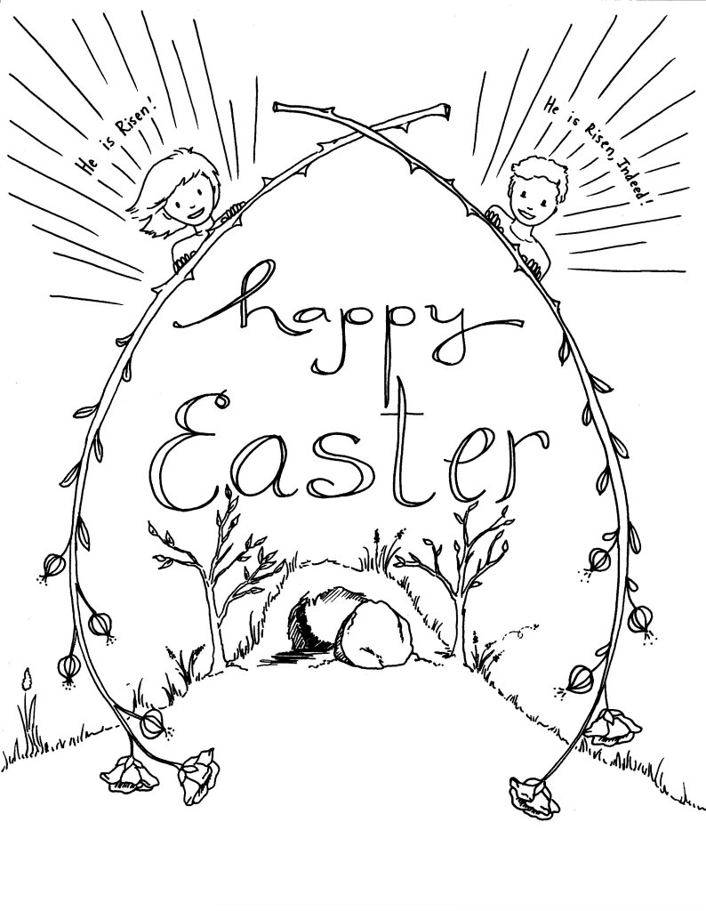 15 printable easter coloring pages