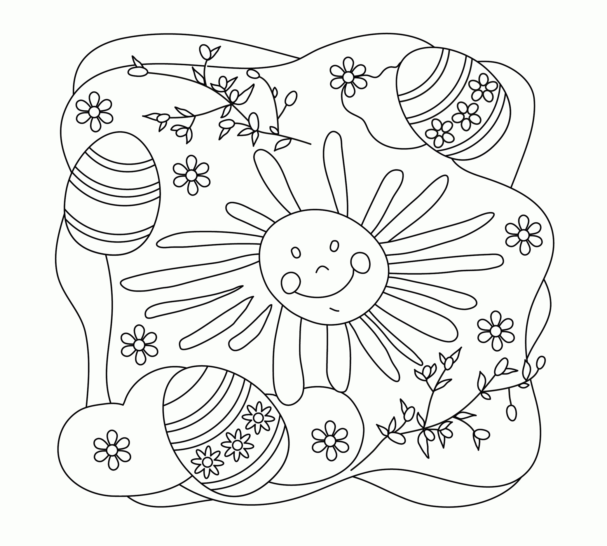 15 printable easter coloring pages