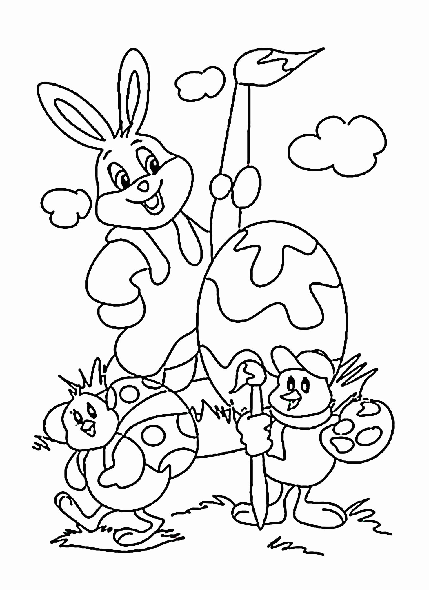 15 printable easter coloring pages