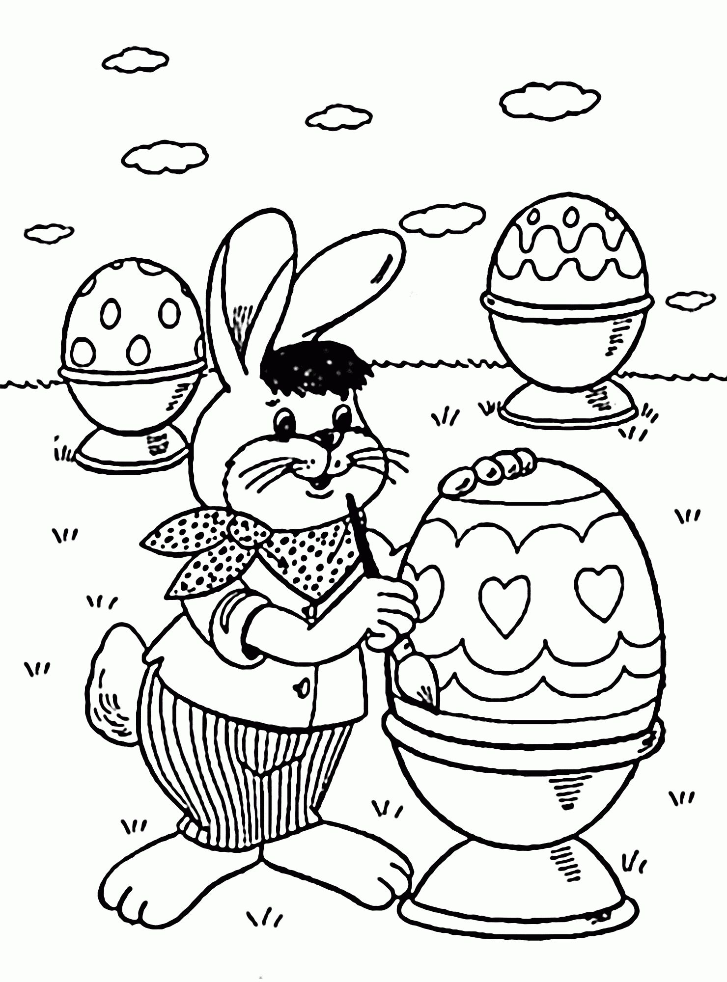 15 printable easter coloring pages
