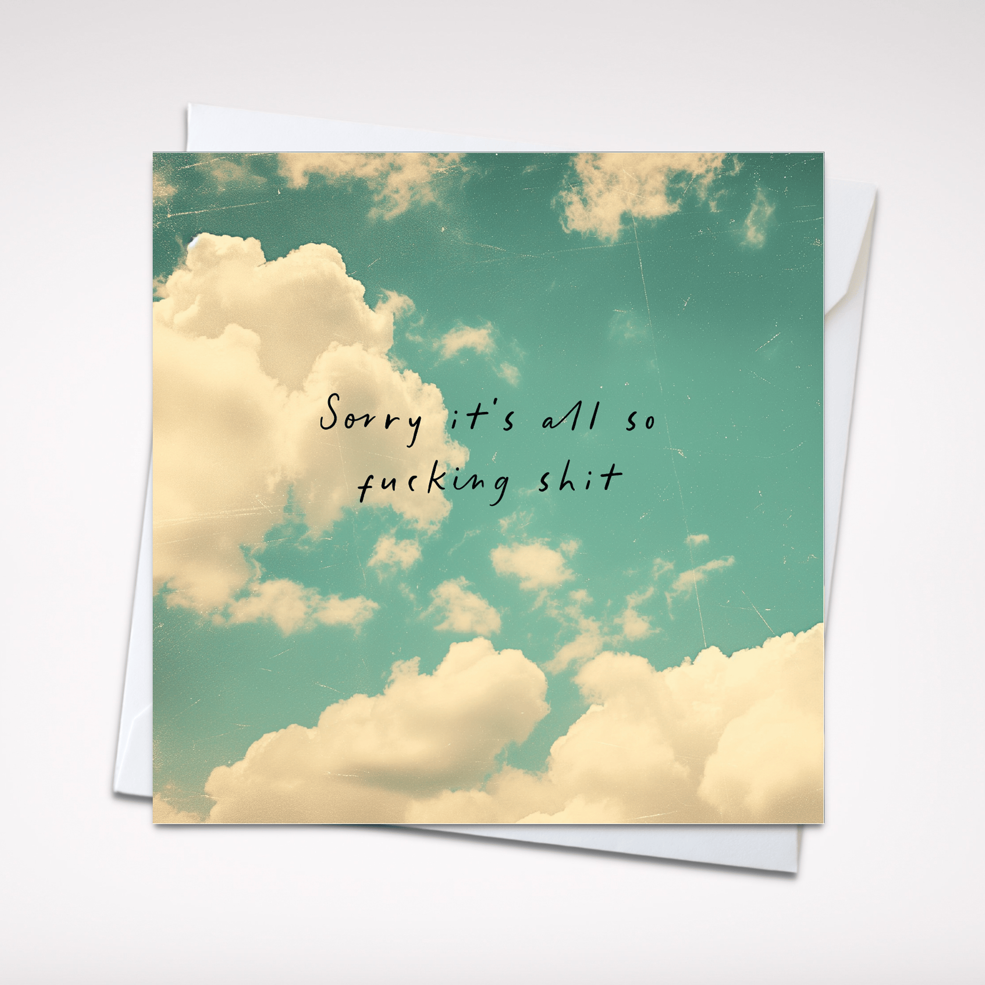 empathy card sitting on an envelope by Irregular Thoughts