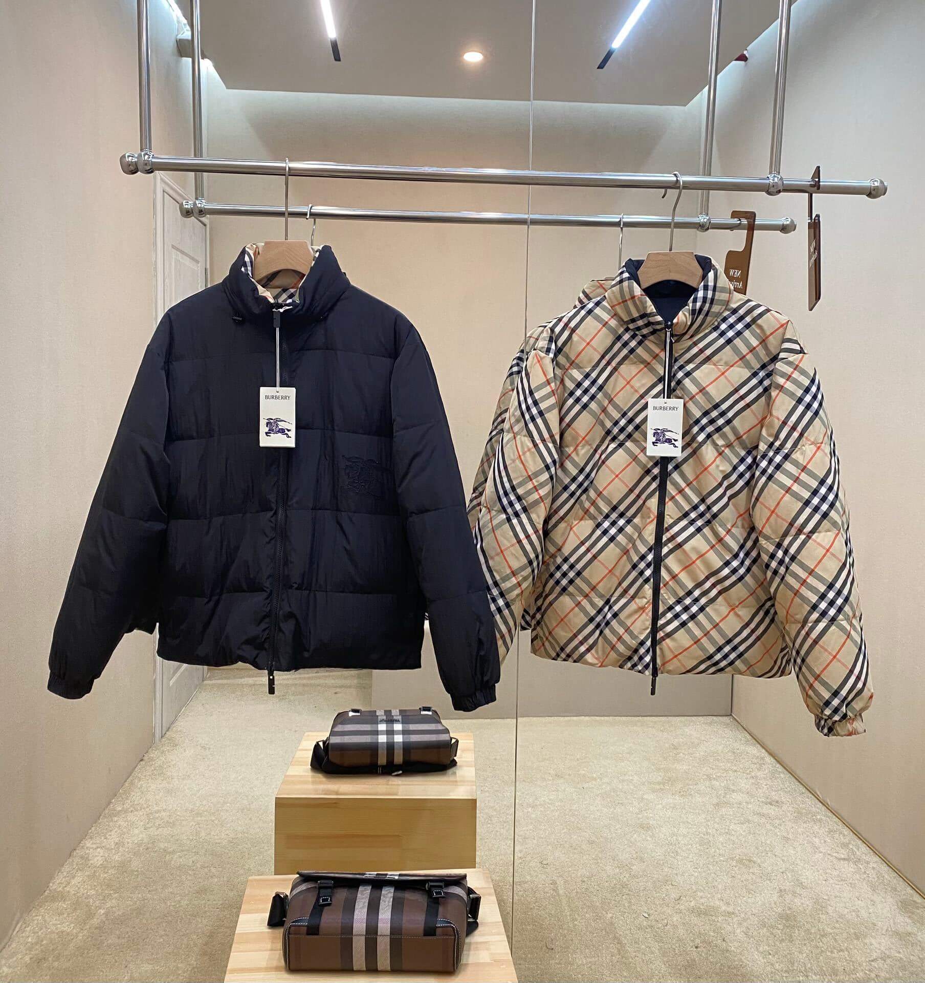 Burberry Reversible Check Snowdon Puffer Jacket