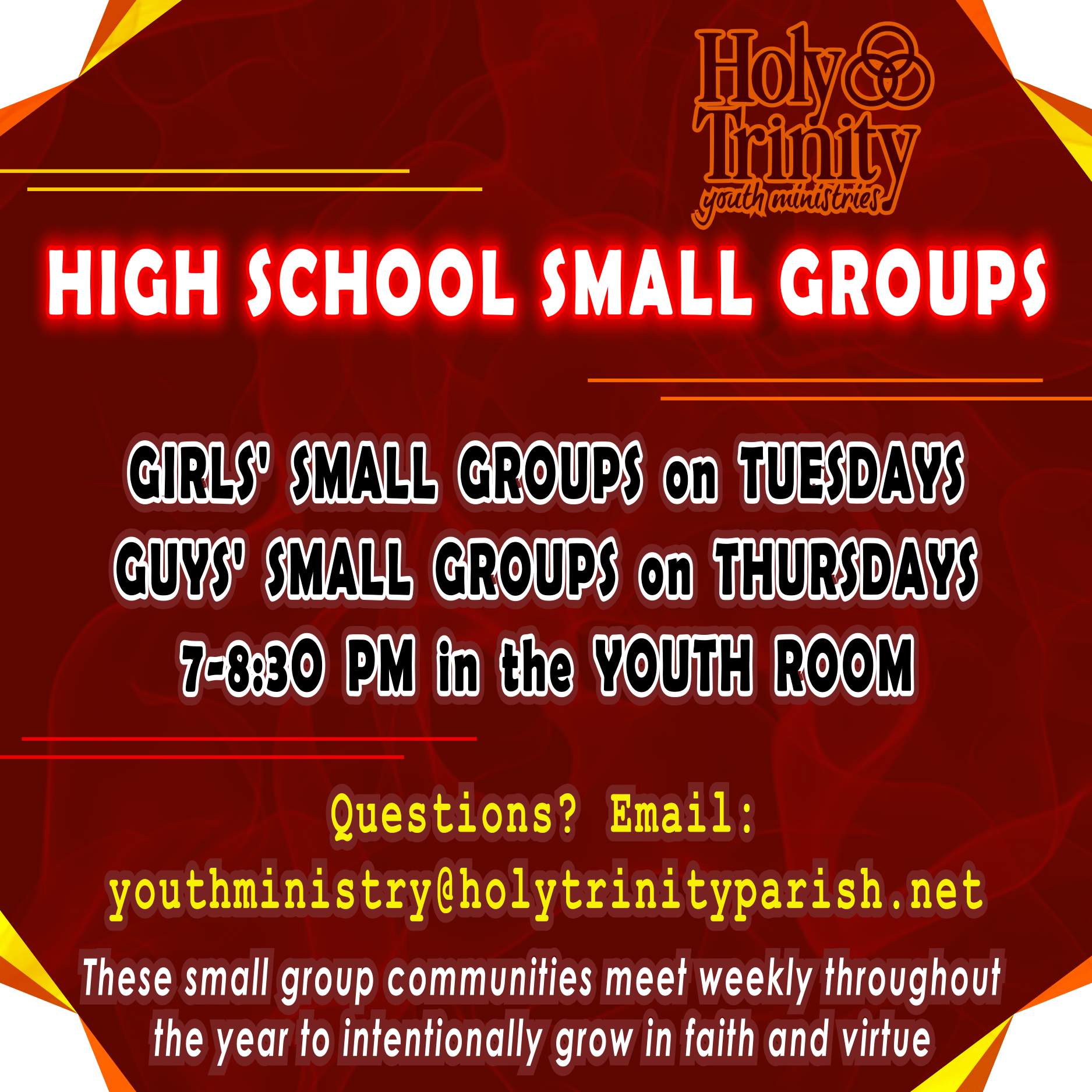 Guys’ Small Groups (GSG)