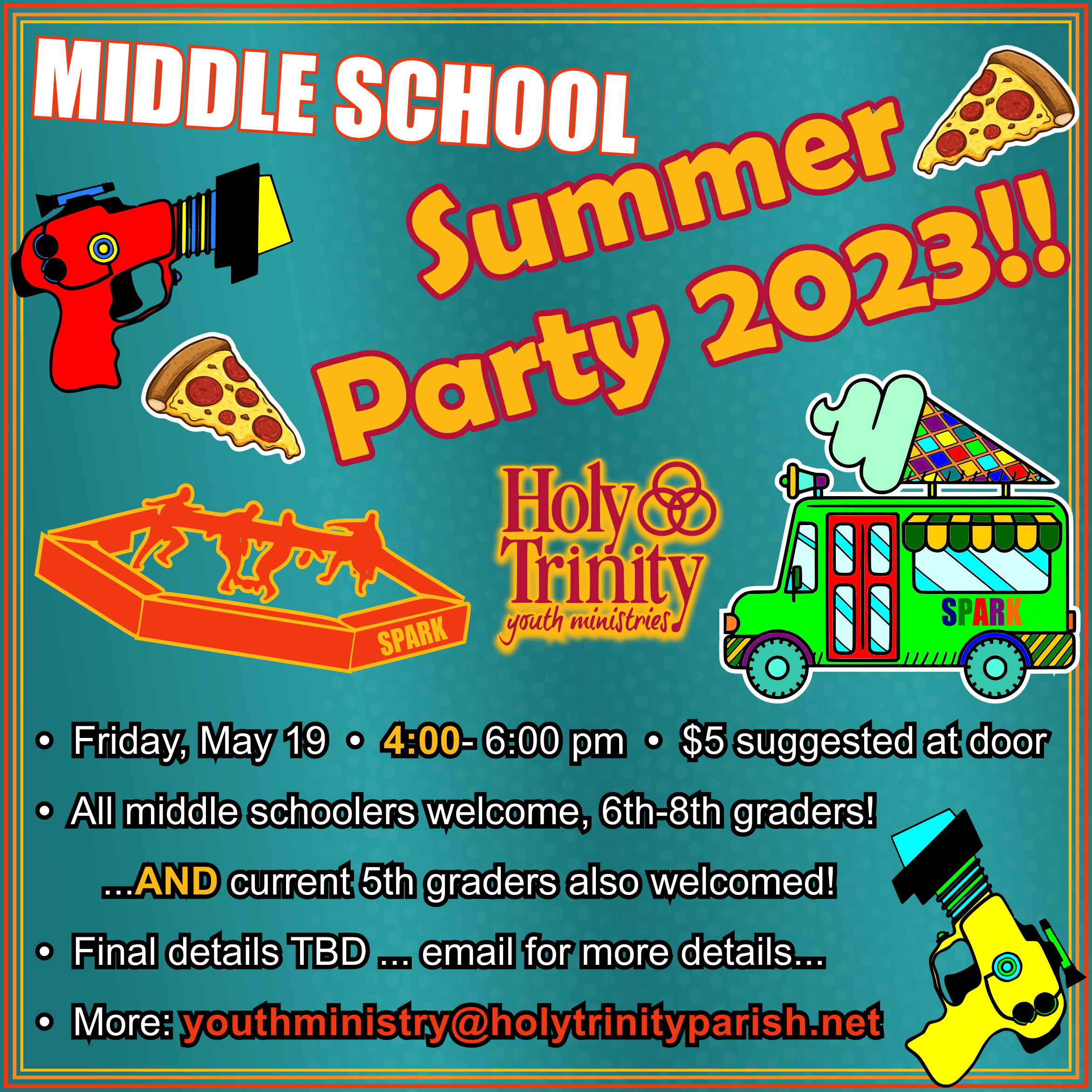 Middle School Summer Party!