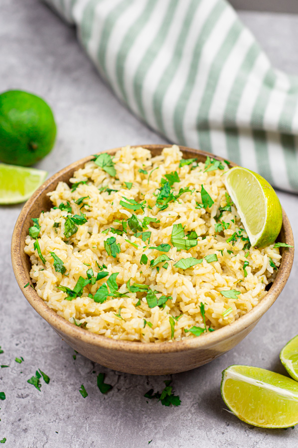 Instant Pot Cafe Rio Copycat Cilantro Lime Rice