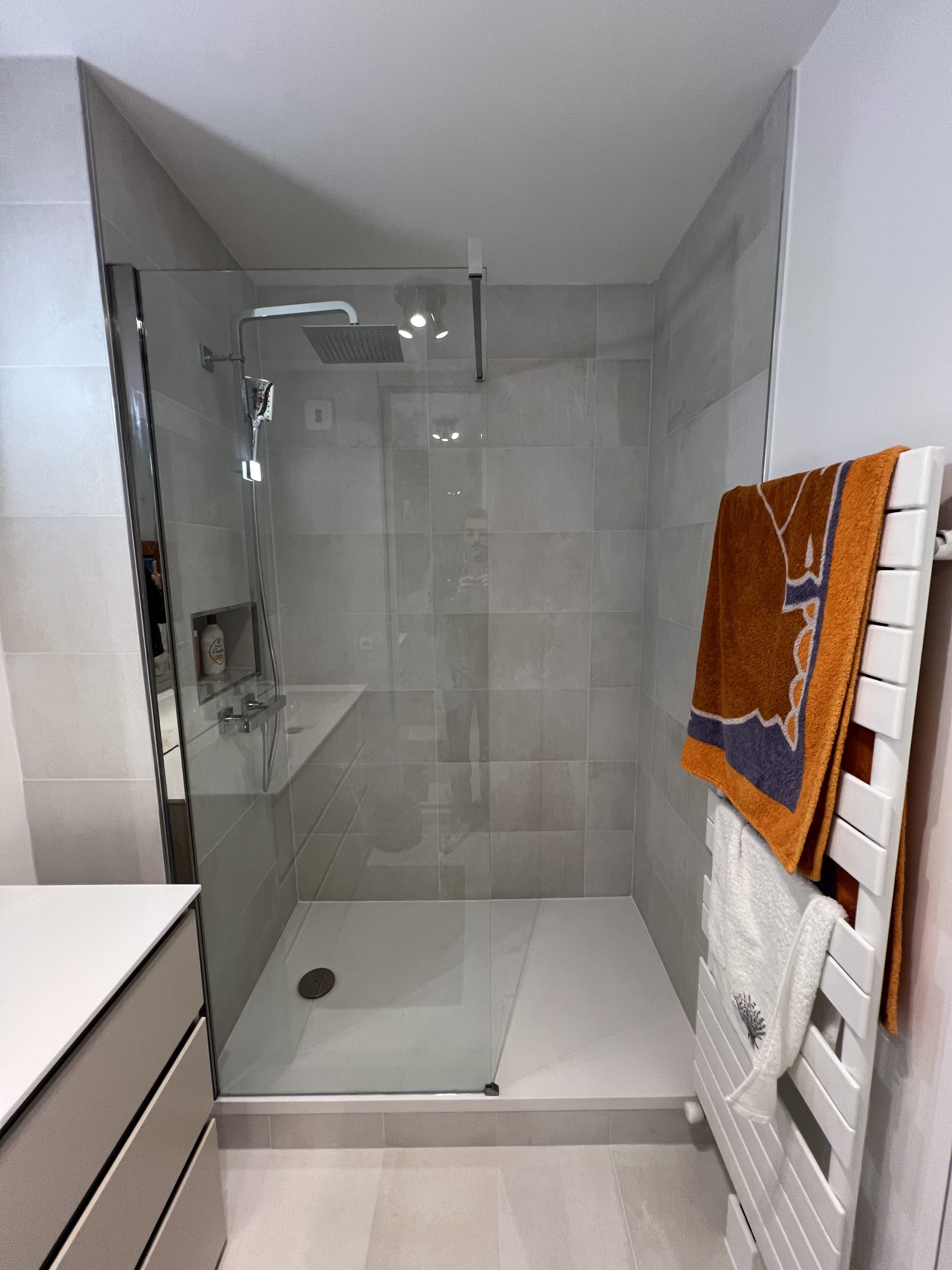 Douche à l'italienne