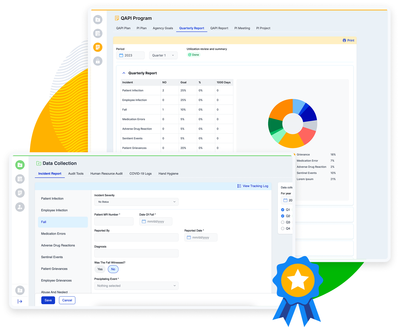 Quality Improvement Compliance Software Qapiplus - Mountain Textures - Elegant Ultra HD Collection