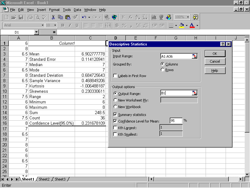 Select the button of microsoft office and click in options of excel. Excel for Business Statistics