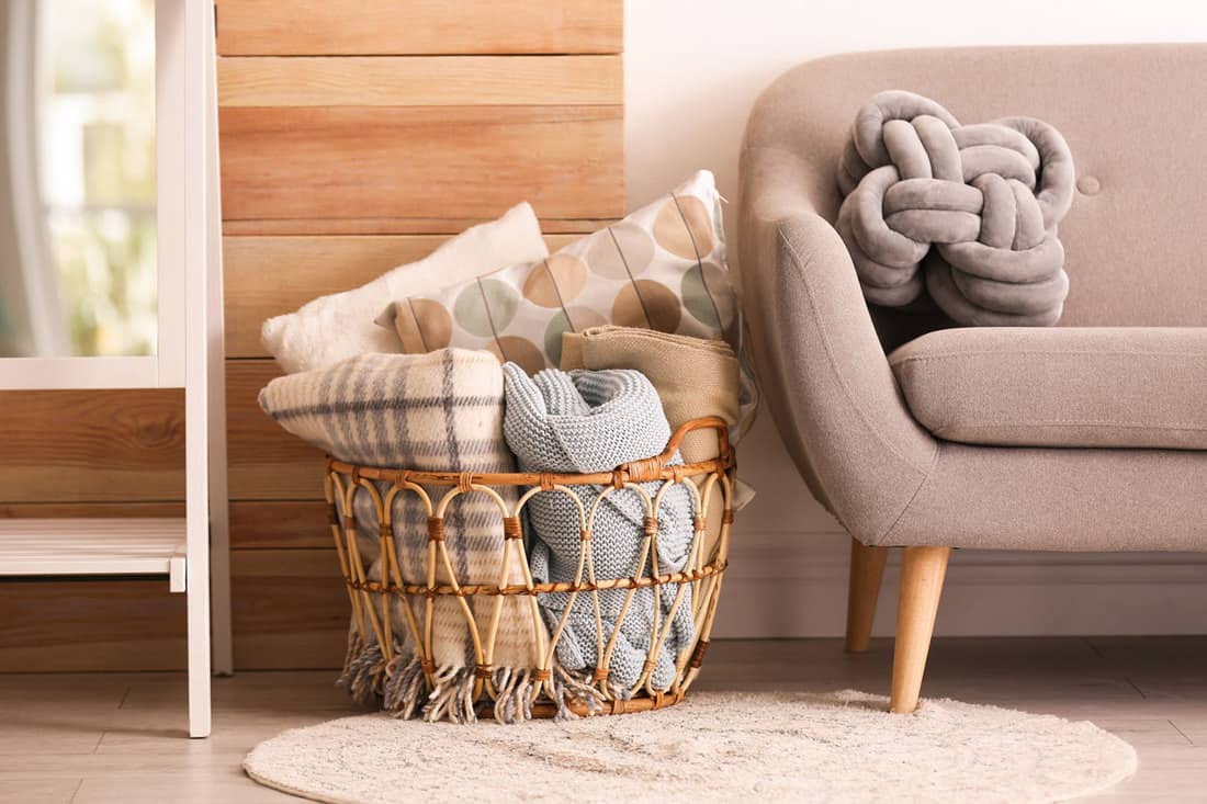 This one, in particular, is towering, standing at 6ft. Blanket Holder Basket Carnawall Com
