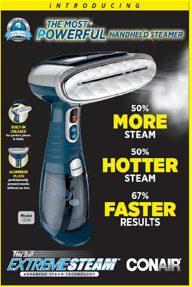 conair turbo steamer reviews