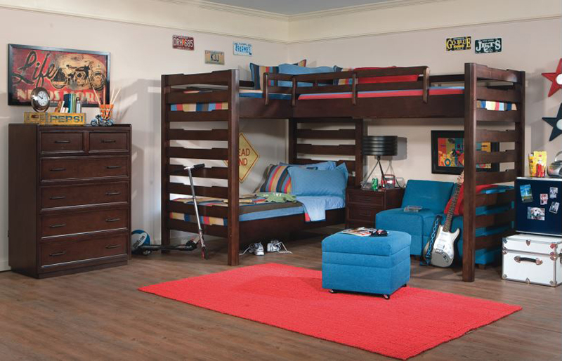 20 Stylish Space Saving Triple Bunk Beds Home Design Lover