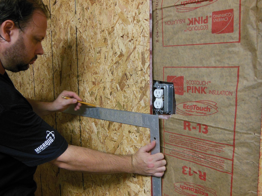 How To - Sheathing Garage Walls With Plywood and Insulate Them Too
