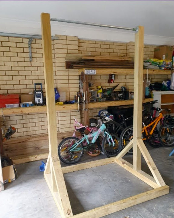 How to build a diy pull up bar