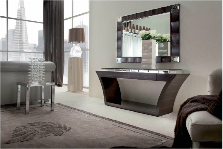 15 Contemporary Console Tables In Celebrities Living Room Sets