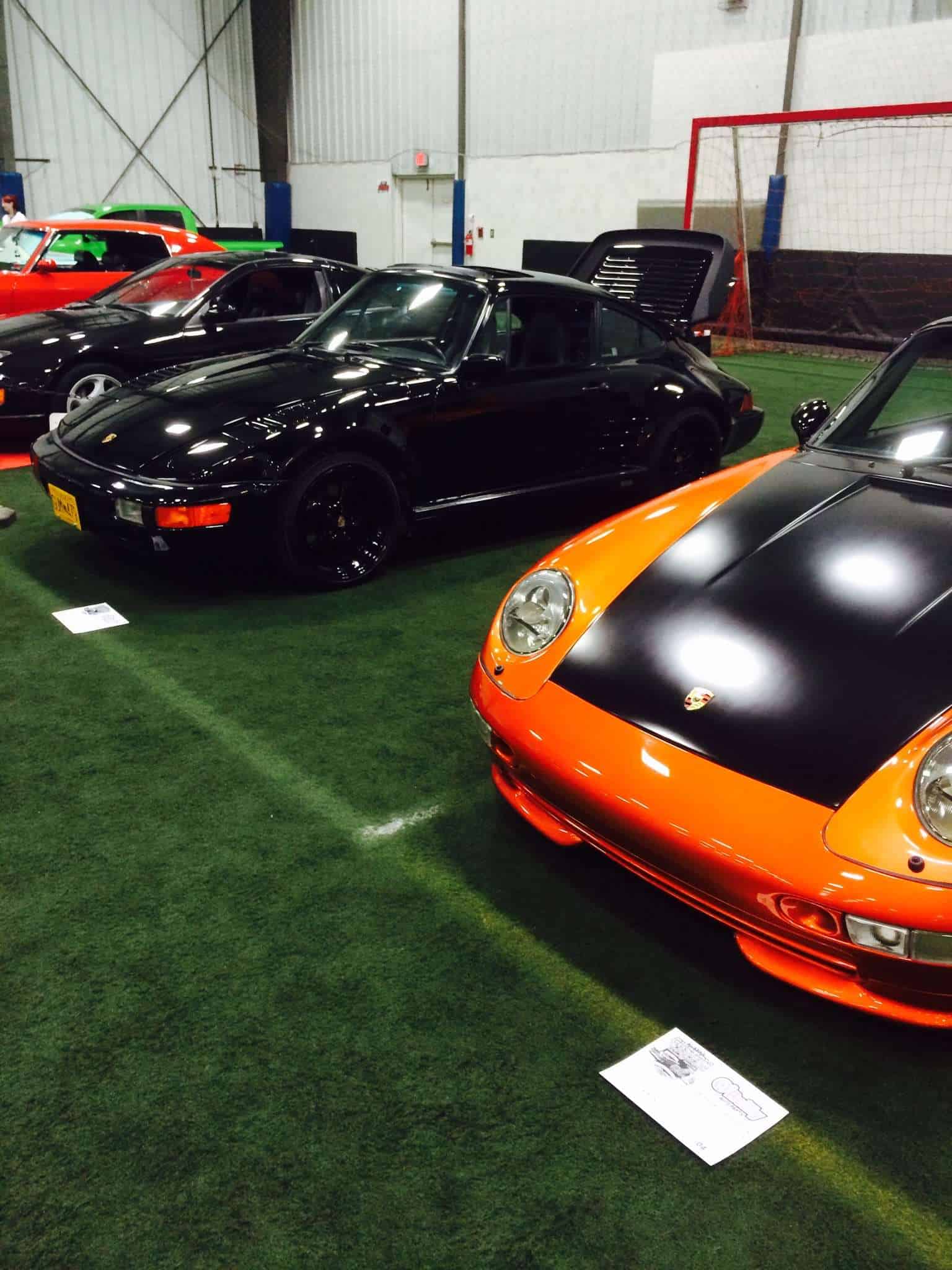 Finished Porsche 911 993 turbo widebody at car show — courtesy of Mr. Cushman new owner