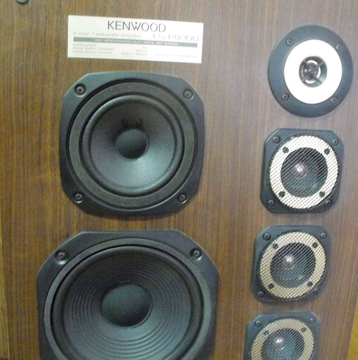 Kenwood speaker cabinet sanded smooth and ready for refinishing