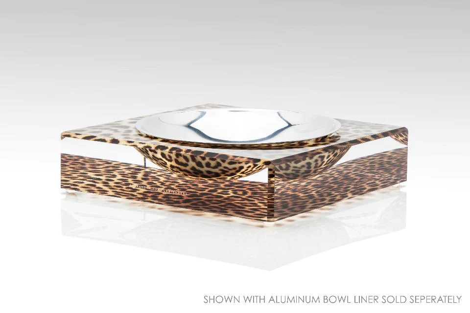 Leopard Ashtray Homekin - Dark Images - Classic Retina Collection